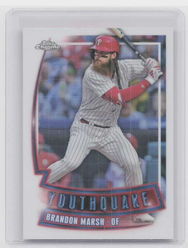 2023 Topps Chrome Update Brandon Marsh #YQ-83 Phillies Youthquake
