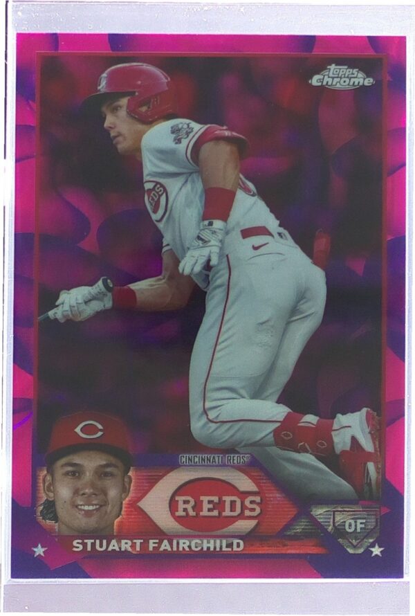 2023 Topps Chrome Update Stuart Fairchild Magenta/Purple Lava Lamp /299 #USC205