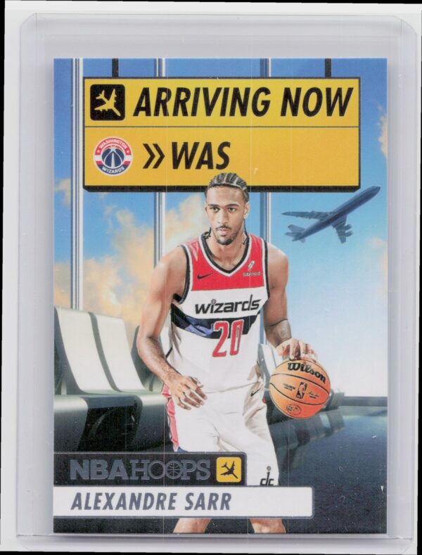 2024-25 Hoops Alexandre Sarr #23 Wizards Arriving Now