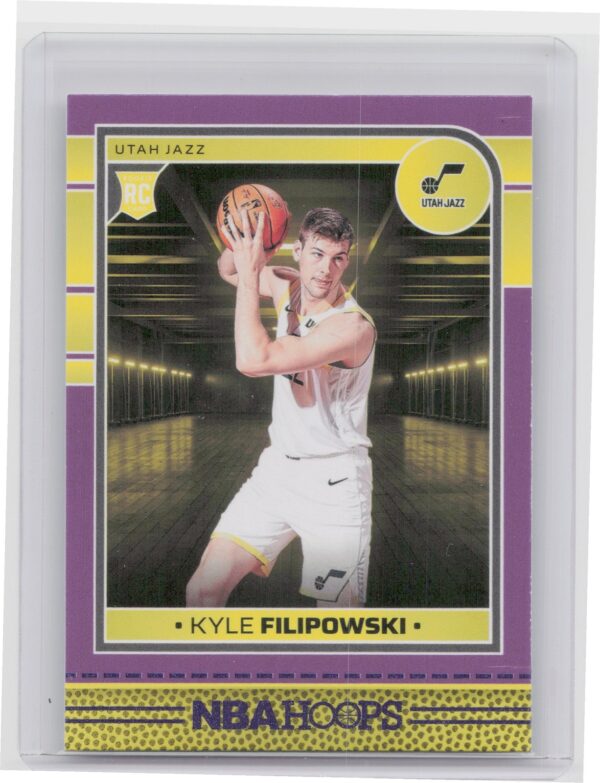 2024-25 Hoops Kyle Filipowski Purple RC #262 Jazz
