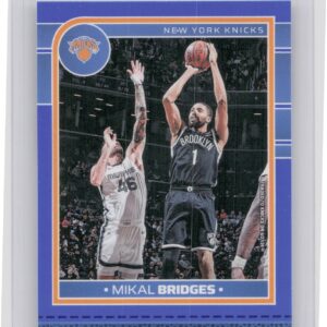 2024-25 Hoops Mikal Bridges Purple #203 Knicks