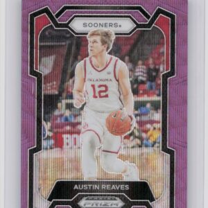 2024-25 Panini Prizm Draft Picks Austin Reaves Prizms Purple Wave #40 Sooners
