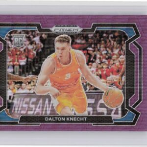 2024-25 Panini Prizm Draft Picks Dalton Knecht Prizms Purple Wave #50 Volunteers