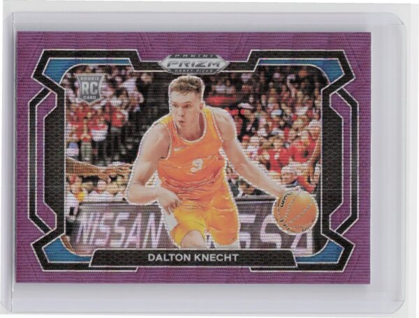2024-25 Panini Prizm Draft Picks Dalton Knecht Prizms Purple Wave #50 Volunteers