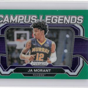 2024-25 Panini Prizm Draft Picks Ja Morant #10 Racers Campus Legends Green