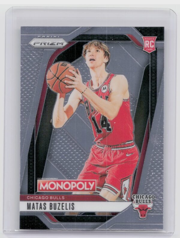 2024-25 Panini Prizm Monopoly Matas Buzelis RC 12 Bulls