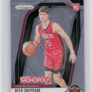 2024-25 Panini Prizm Monopoly Reed Sheppard RC 72 Rockets