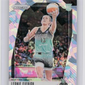 2024-25 Panini Prizm WNBA Leonie Fiebich Ice Prizms #30 Liberty