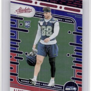 2024 Absolute AJ Barner Red and Blue RC #184 Seahawks