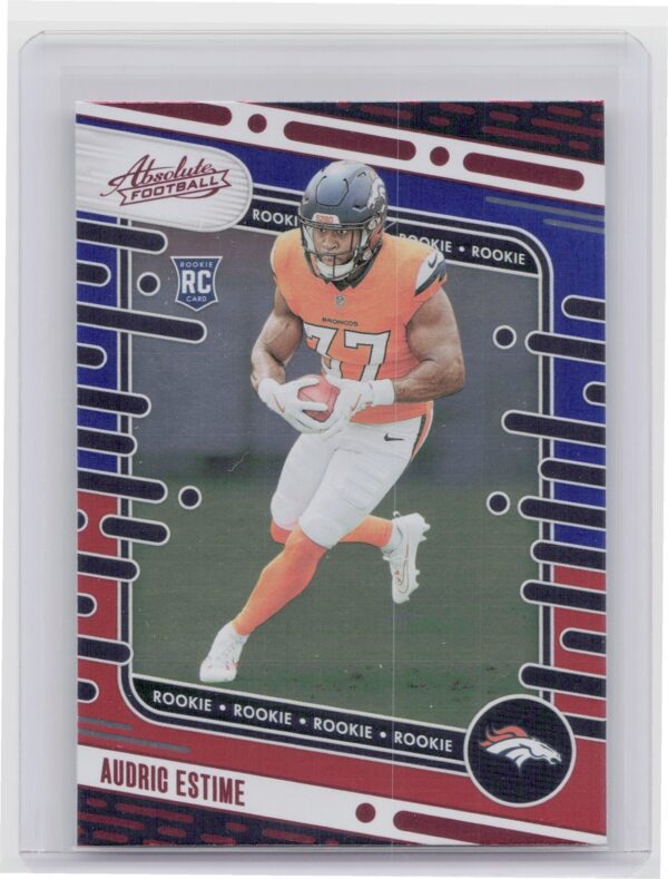 2024 Absolute Audric Estime Red and Blue RC 193 Broncos