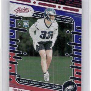 2024 Absolute Cooper DeJean Red and Blue RC 140 Eagles