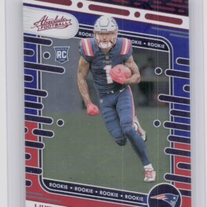 2024 Absolute Ja'Lynn Polk Red and Blue RC 137 Patriots
