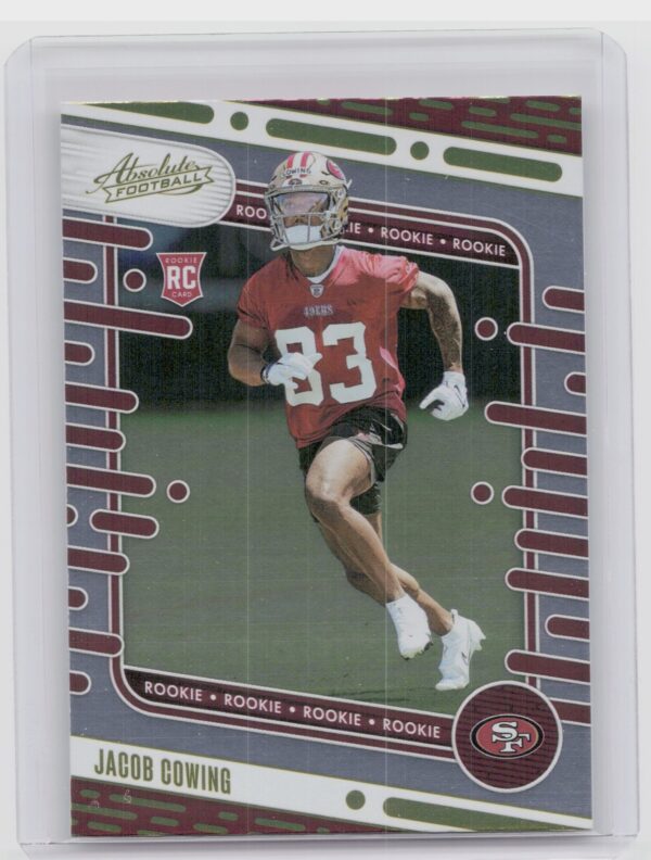 2024 Absolute Jacob Cowing Yellow RC 191 49ers