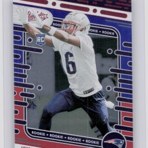 2024 Absolute Javon Baker Red and Blue RC 180 Patriots