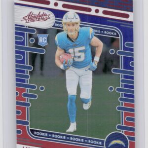2024 Absolute Ladd McConkey Red and Blue RC 134 Chargers