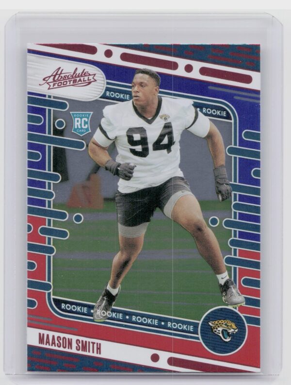 2024 Absolute Maason Smith Red and Blue RC 148 Jaguars