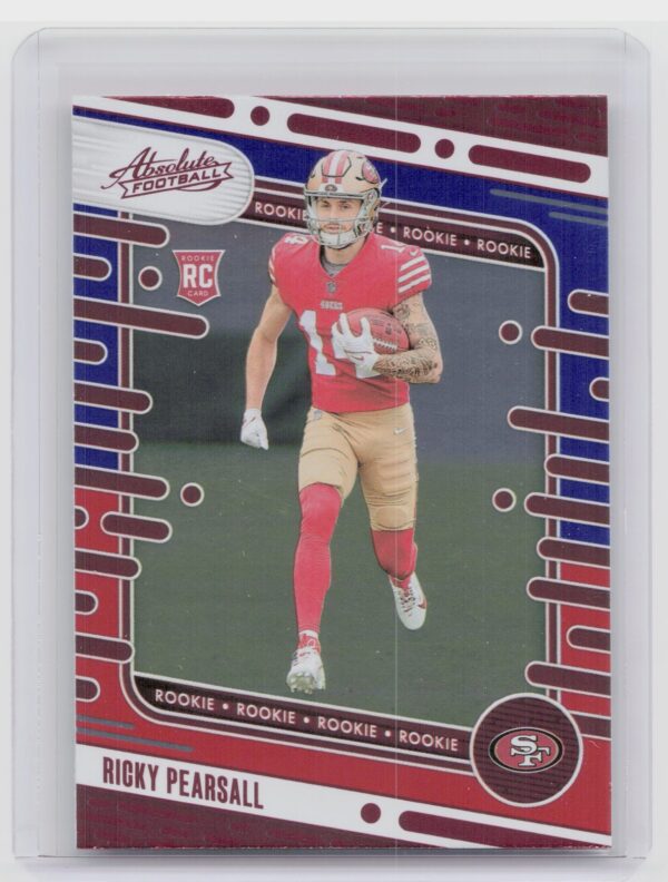 2024 Absolute Ricky Pearsall Red and Blue RC 131 49ers