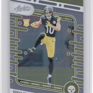 2024 Absolute Roman Wilson Yellow RC 169 Steelers