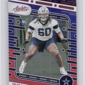 2024 Absolute Tyler Guyton Red and Blue RC 129 Cowboys
