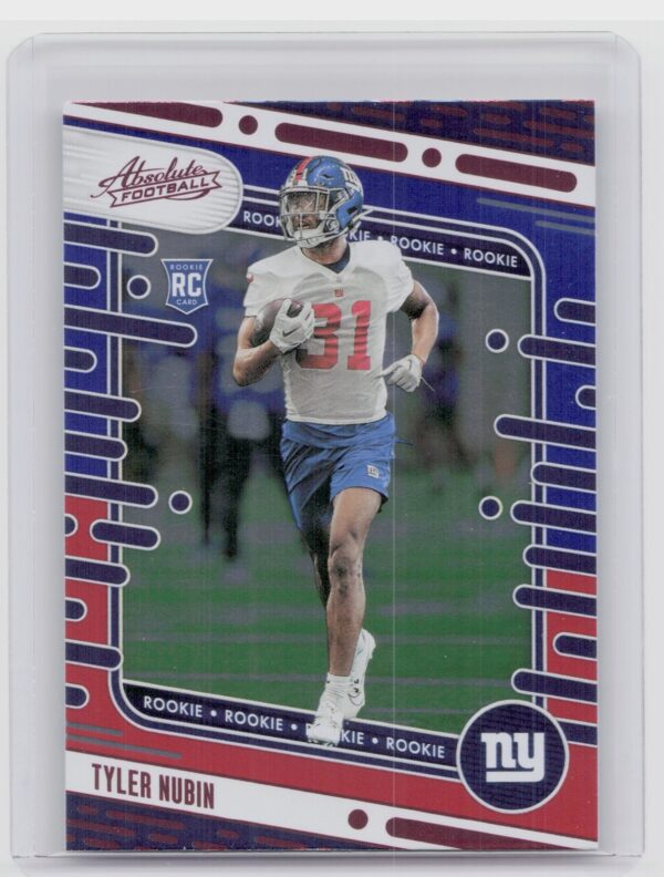 2024 Absolute Tyler Nubin Red and Blue RC #147 Giants