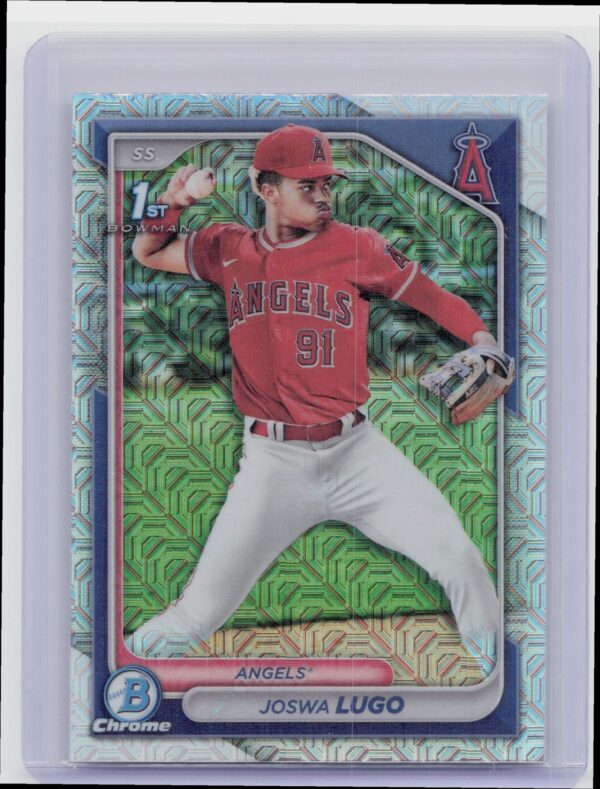 2024 Bowman Chrome Joswa Lugo #BCP-237 Angels Prospects Mojo Refractors