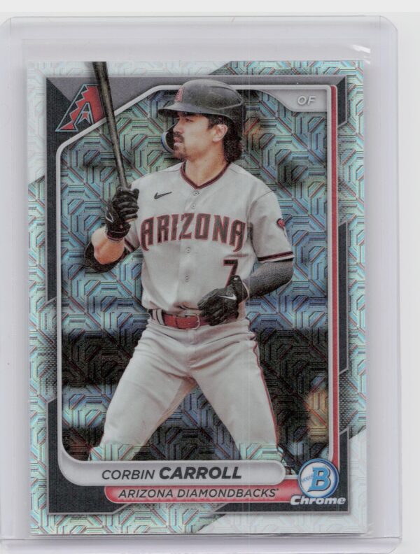 2024 Bowman Corbin Carroll Chrome Mojo Refractors #25 Diamondbacks
