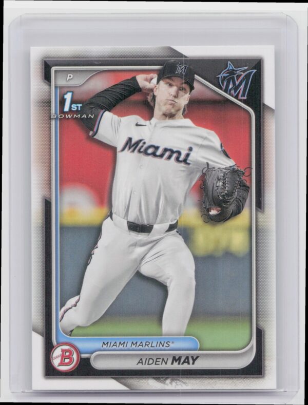 2024 Bowman Draft Aiden May #BD-91 Marlins
