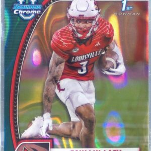 2024 Bowman University Chrome Caullin Lacy Teal Lava Refractor RC #40 Cardinals