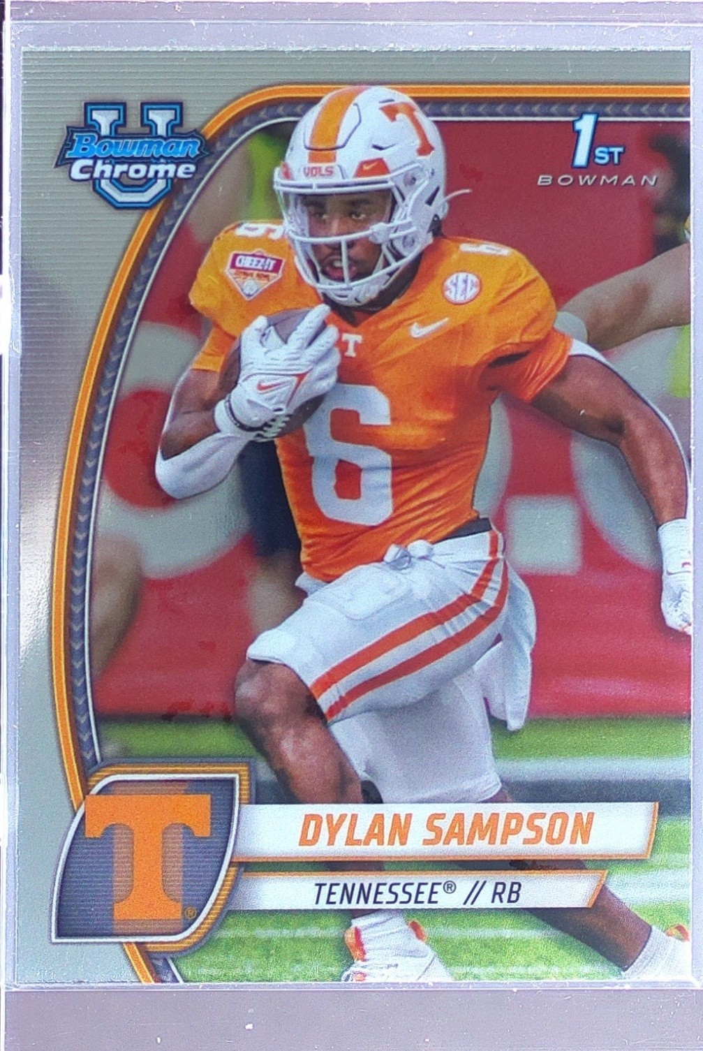 2024 Bowman University Chrome Dylan Sampson #69 Volunteers