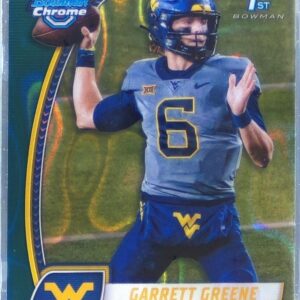 2024 Bowman University Chrome Garrett Greene Teal Lava Refractor RC #77 WV