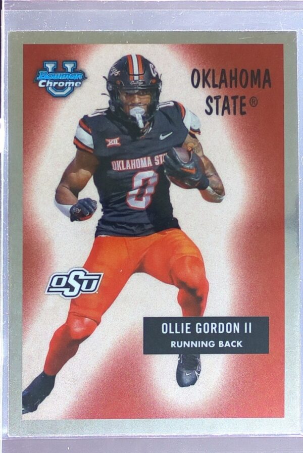 2024 Bowman University Chrome Ollie Gordon II #55B-3 Cowboys 1955 Bowman