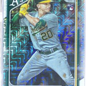 2024 Bowman Zack Gelof Chrome Mojo Refractors RC #14 Athletics