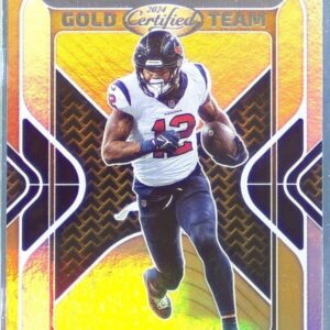 2024 Certified Nico Collins GT-NCS Texans Gold Team