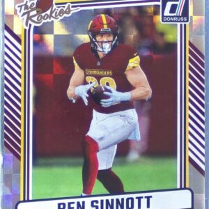 2024 Donruss Ben Sinnott #TR-14 Commanders The Rookies