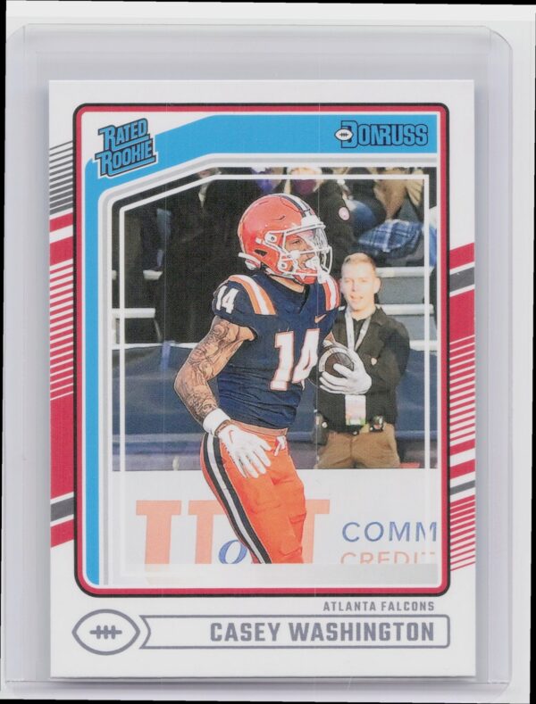 2024 Donruss Casey Washington RC 392 Falcons