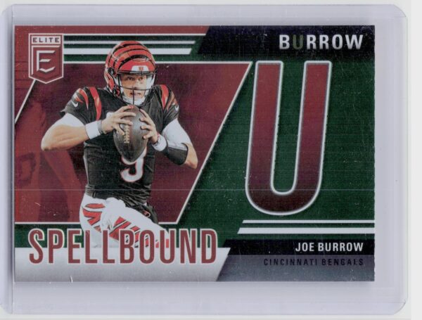 2024 Donruss Elite Joe Burrow 36 Bengals Spellbound Green