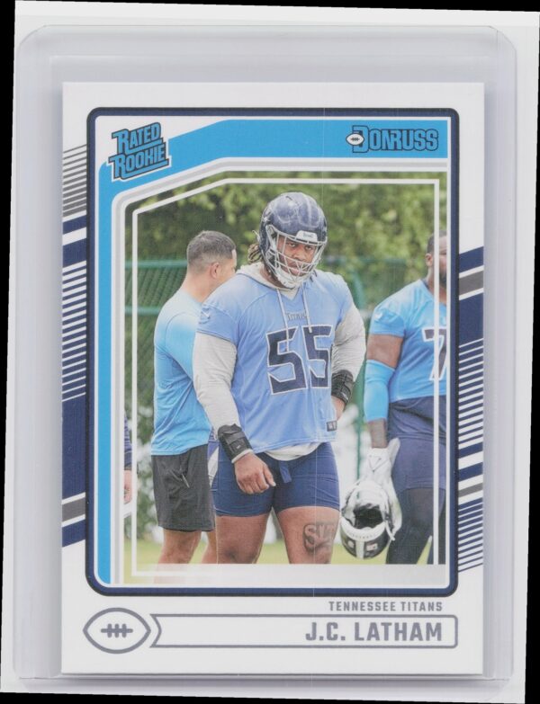 2024 Donruss JC Latham RC 340 Titans
