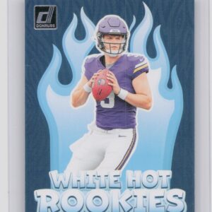 2024 Donruss J.J. McCarthy WH1 Vikings White Hot Rookies