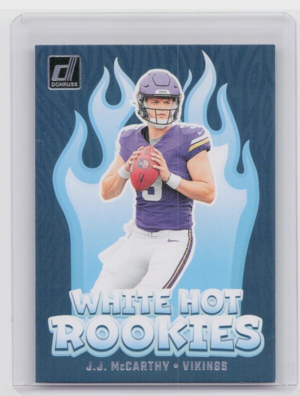 2024 Donruss J.J. McCarthy WH1 Vikings White Hot Rookies
