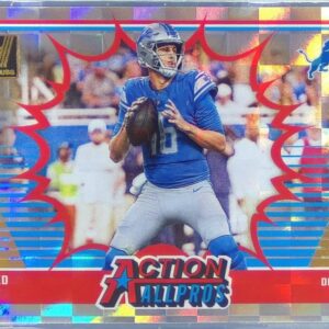 2024 Donruss Jared Goff #3 Lions Action All Pros