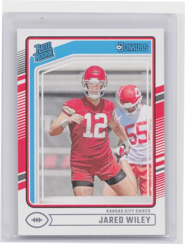 2024 Donruss Jared Wiley RC 387 Chiefs