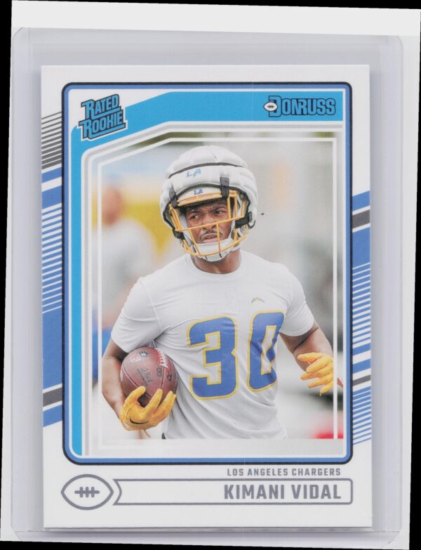 2024 Donruss Kimani Vidal RC 355 Chargers