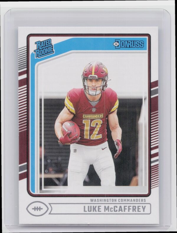 2024 Donruss Luke McCaffrey RC 302 Commanders