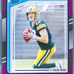 2024 Donruss Michael Pratt Press Proof Purple RC 339 Packers