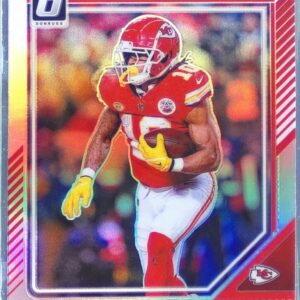 2024 Donruss Optic Isiah Pacheco Holo #95 Chiefs