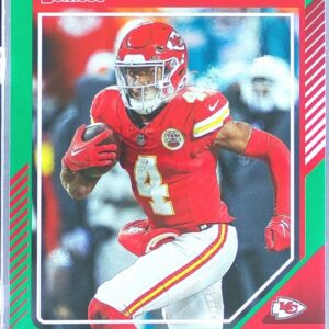 2024 Donruss Rashee Rice Press Proof Green 233 Chiefs