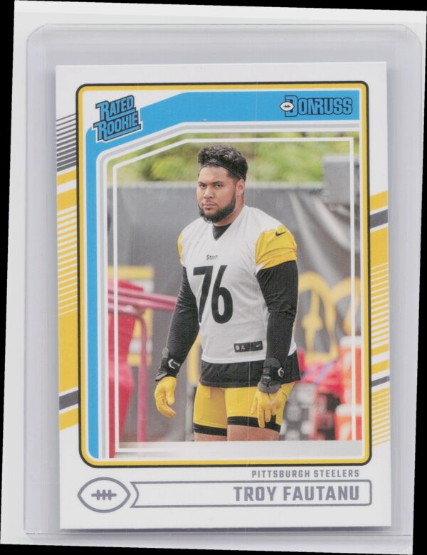 2024 Donruss Troy Fautanu RC 360 Steelers