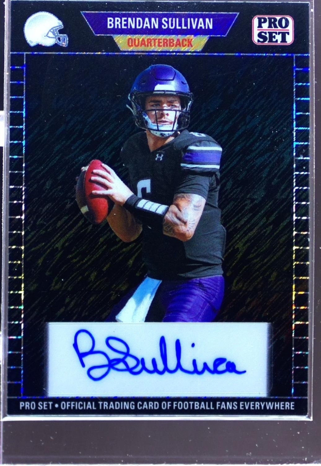 2024 Leaf Collective Brendan Sullivan Auto /6 #89A-BS6 Pro Set Shimmer Black