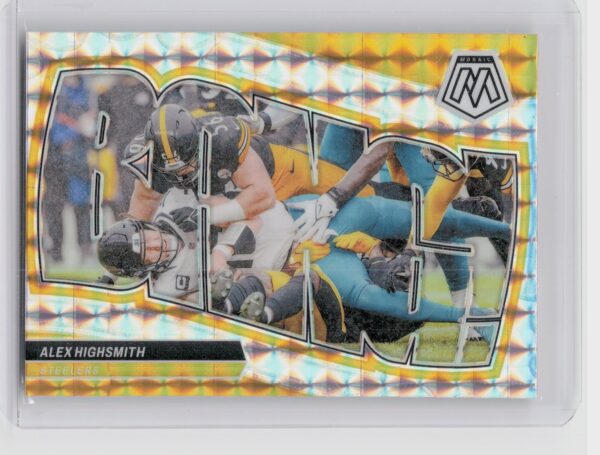 2024 Panini Mosaic Alex Highsmith 5 Steelers Bang! Mosaic