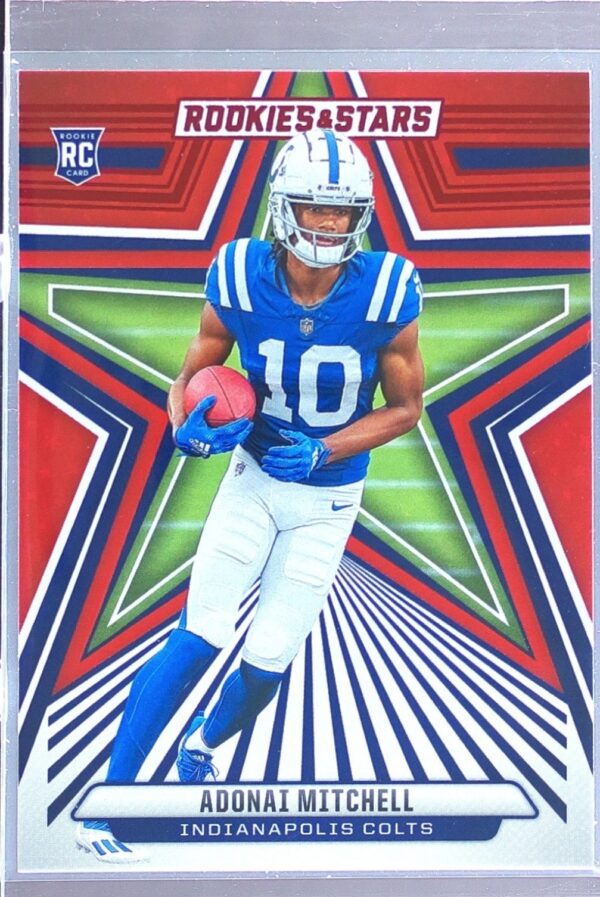 2024 Panini Rookies & Stars Adonai Mitchell Red RC 102 Colts